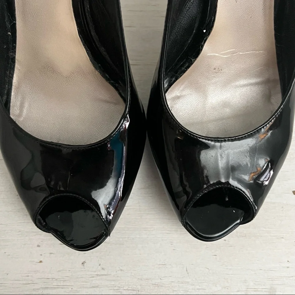 Christian Dior Patent Leather Slingback Pumps SIze 36.5/6.5 - Picture 5 of 16